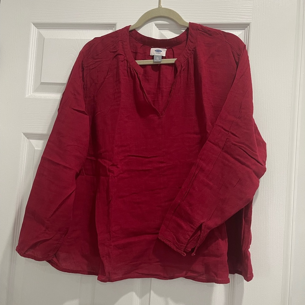Old navy pink top XL